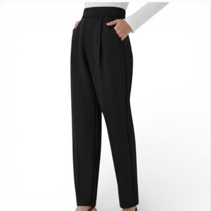 Halara Play It My Way Pull On Pants Trousers Black Stretchy NWT M